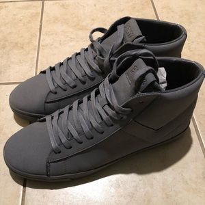 Pony Topstar Hi Chromatic Suede - Charcoal Sz 12.5